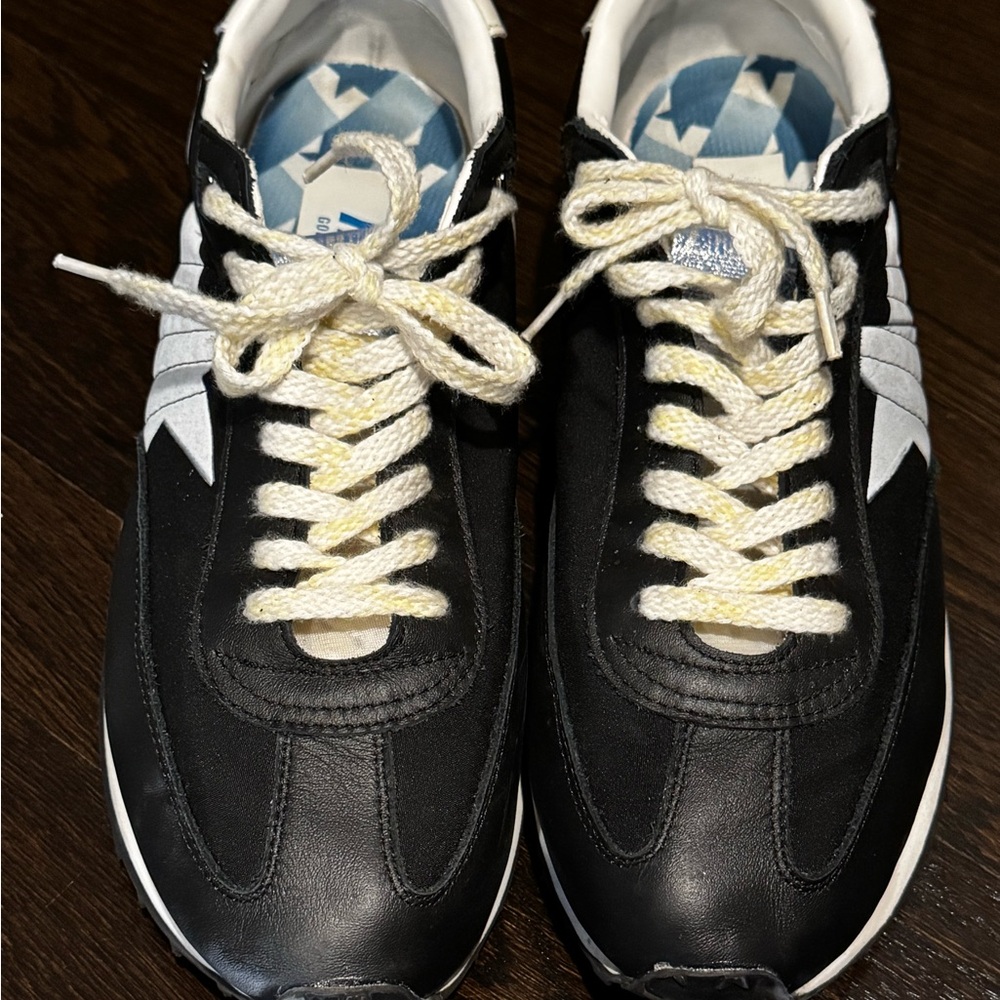 Golden Goose Black and White Sneakers